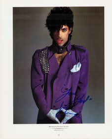 Prince large signed photograph