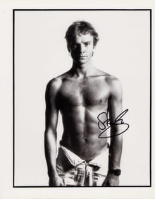 Sting large signed photograph