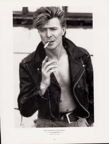 David Bowie large signed photograph