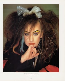 Boy George large signed photograph