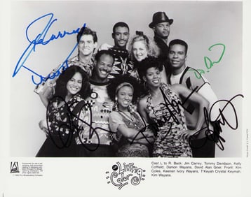 In Living Color rare cast signed photograph