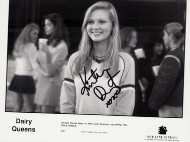 Kirsten Dunst signed photograph