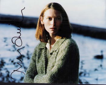 Tilda Swinton signed photograph