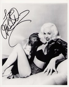 Mamie Van Doren signed photograph