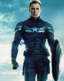 Chris Evans signed photograph
