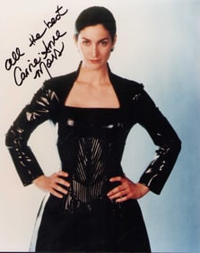 Carrie Ann Moss signed photograph