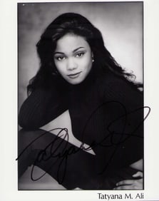 Tatyana Ali signed photograph