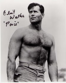 Clint Walker signed photograph