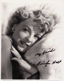 Jennifer Holt signed photograph