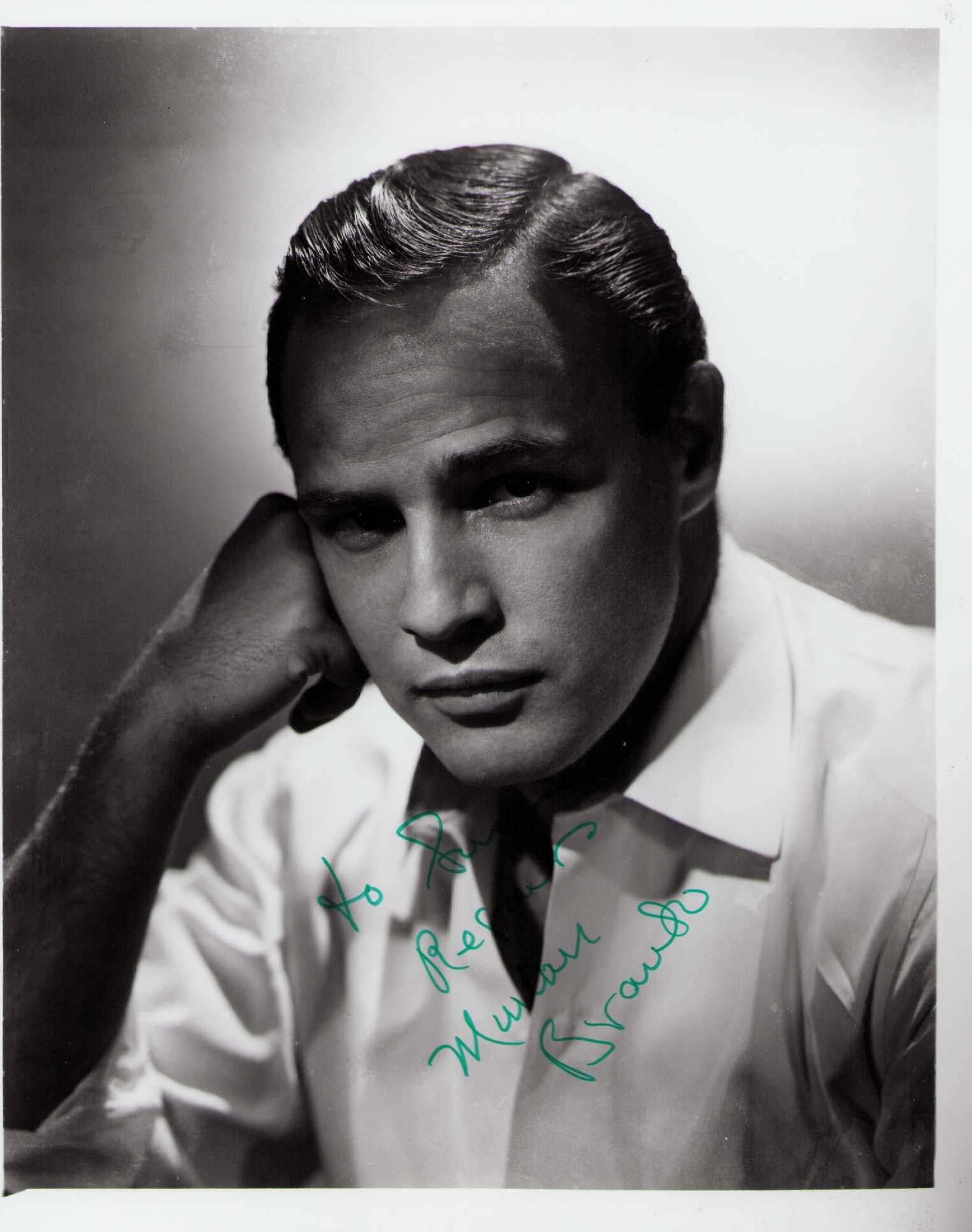 Marlon Brando signed photograph (1 of 1)