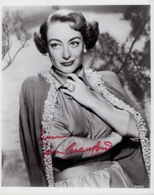 Joan Crawford signed photograph