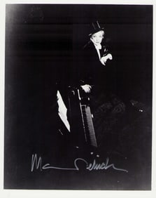 Marlene Dietrich signed photograph
