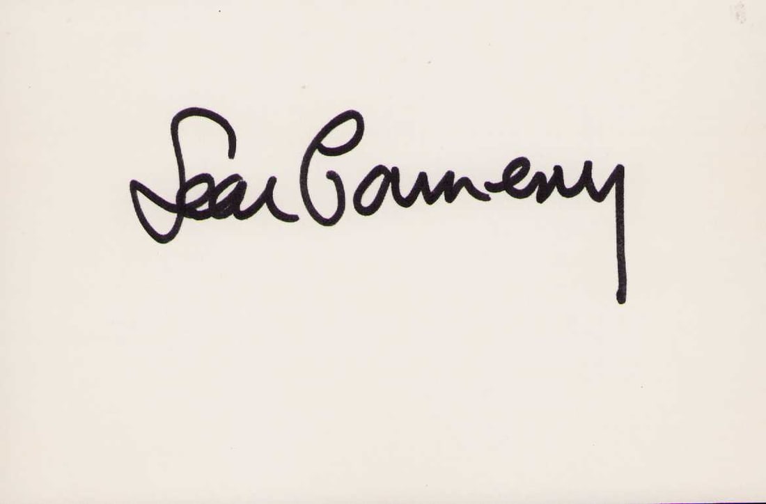 Sean Connery vintage signed card (1 of 1)