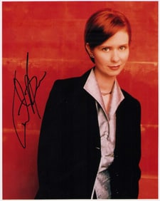 Cynthia Nixon signed photograph