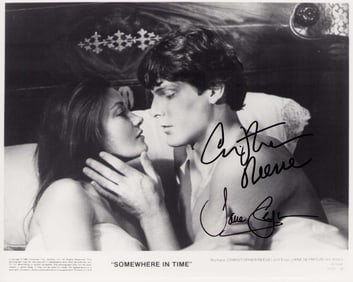 Somewhere in Time cast signed photograph