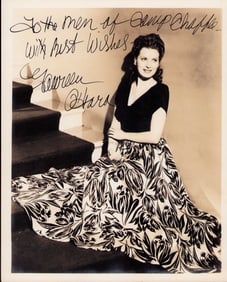 Maureen O'Hara signed photograph