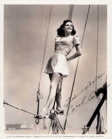 Carol Bruce signed photograph