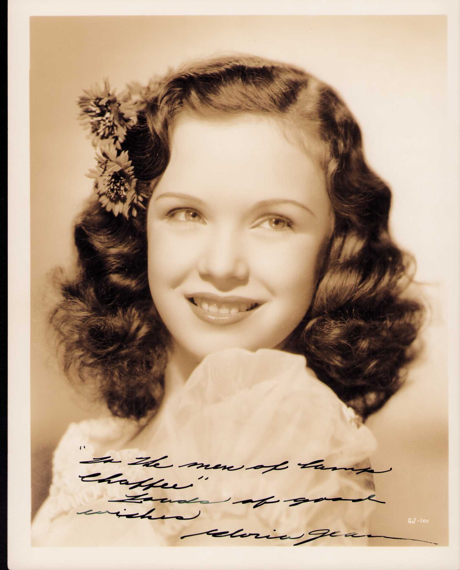 Gloria Jean signed photograph (1 of 1)