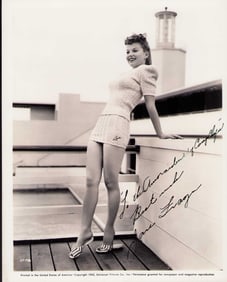 Jane Frazee signed photograph