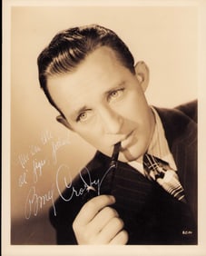 Bing Crosby signed photograph