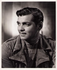 Clark Gable signed photograph