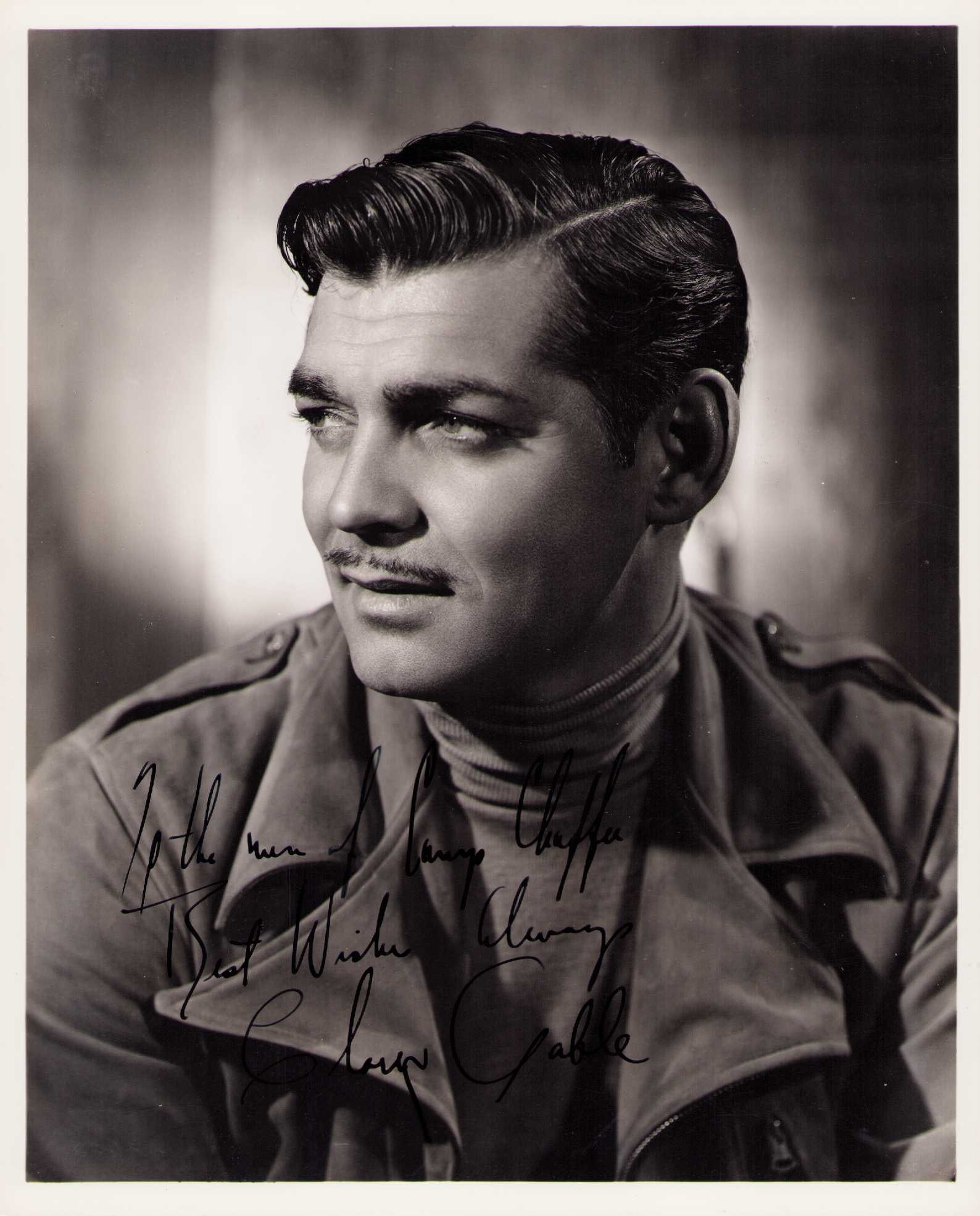 Clark Gable signed photograph (1 of 1)