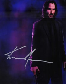 Keanu Reeves signed photograph