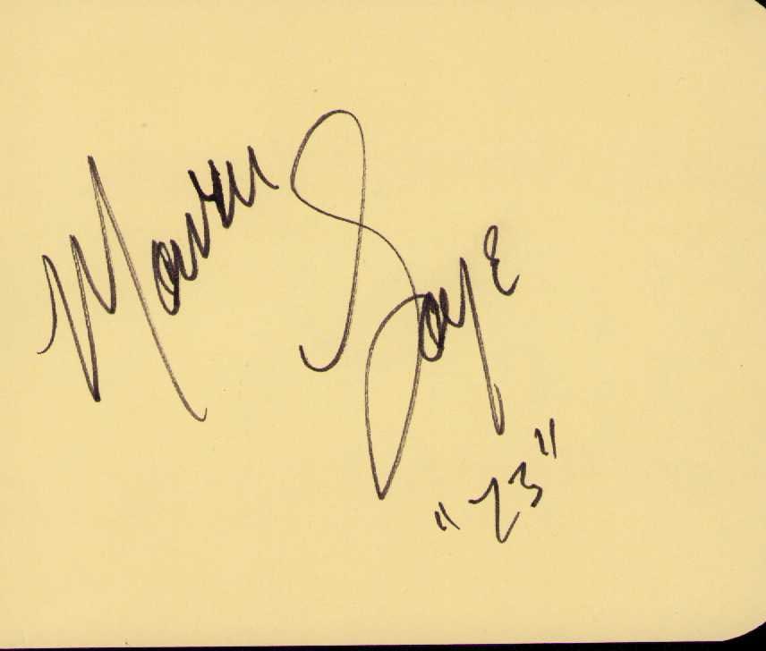 Marvin Gaye signature on page (1 of 1)