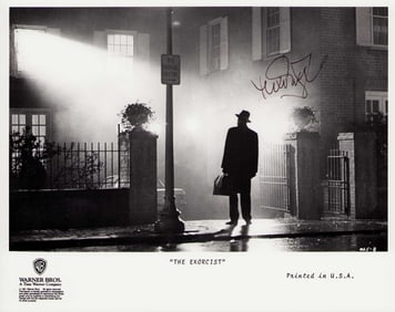 Max Von Sydow rare Excorcist signed photograph