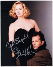 Moonlighting cast signed photograph