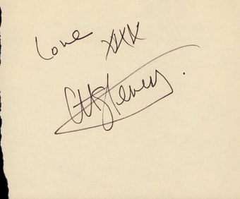 Cat Stevens signature on page