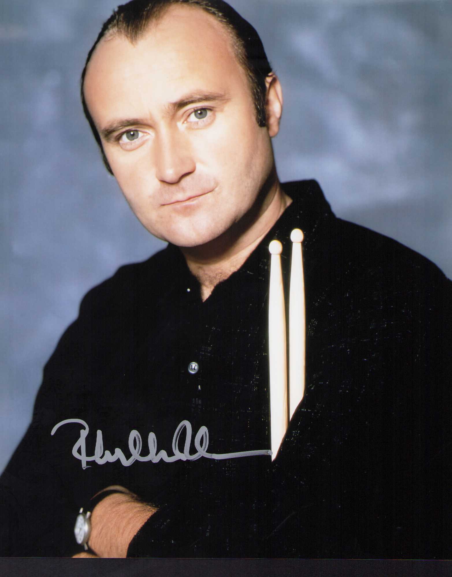 Phil Collins signed photograph (1 of 1)