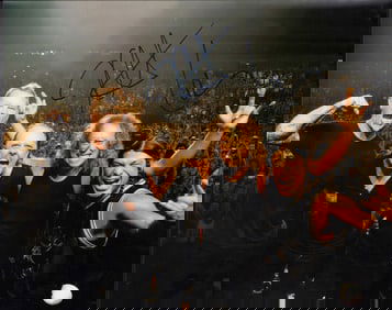 Metallica signed photograph