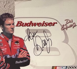 Dale Earnhardt Jr signed store display