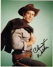 Clint Walker signed photograph