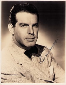Fred MacMurray signed photograph
