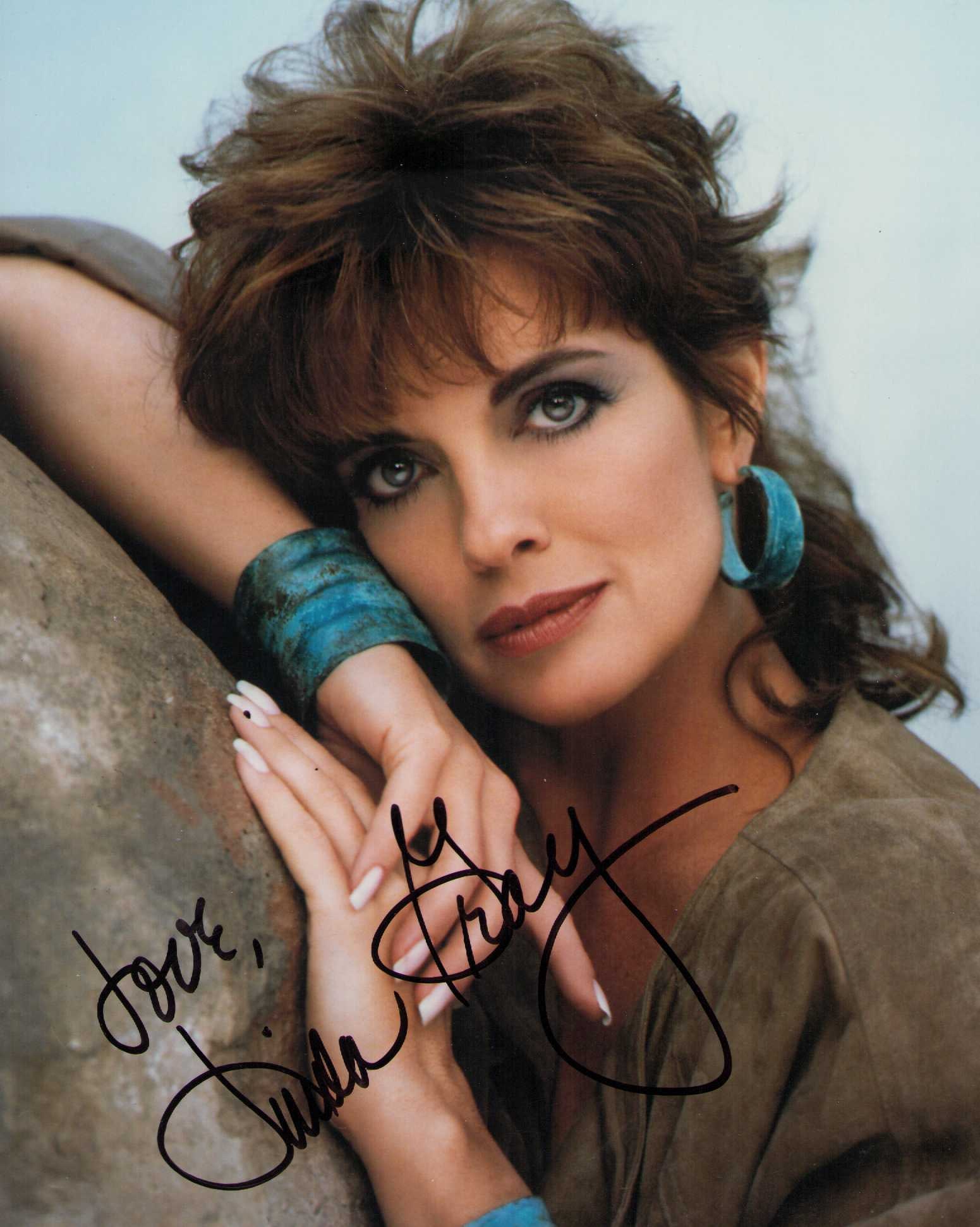 Linda Gray signed photograph: A nice portrait of the Dallas star Certificate of AuthenticityEVERY item in this auction comes with at minimum a fully illustrated and serial numbered COA signed by the worlds leading authenticator in