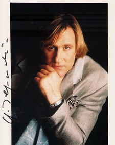 Gerard Depardieu signed photograph