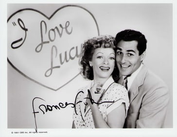 Frances Fisher signed photograph