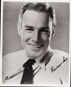 Randolph Scott signed photograph
