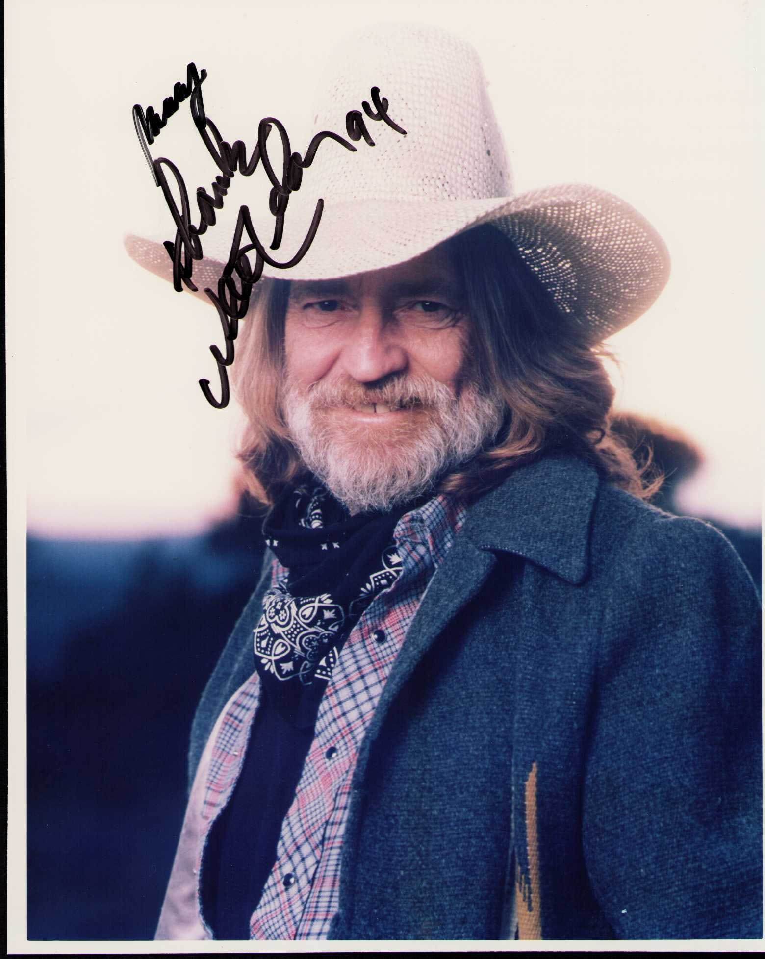 Willie Nelson signed vintage photograph (1 of 1)