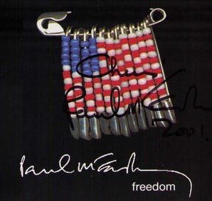Paul McCartney signed CD