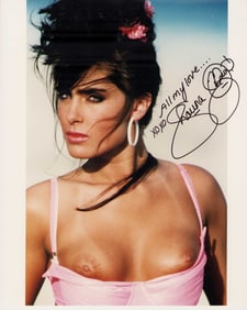 Shauna Sand topless signed photograph