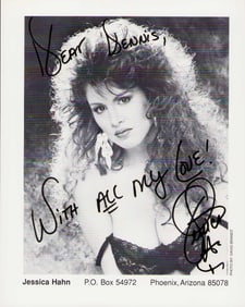 Jessica Hahn signed photograph