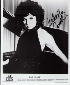 Isabella Rossellini signed photograph