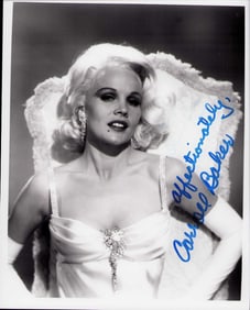 Carroll Baker signed photograph
