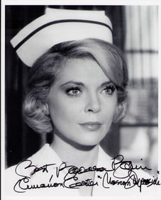 Barbara Bain signed photograph