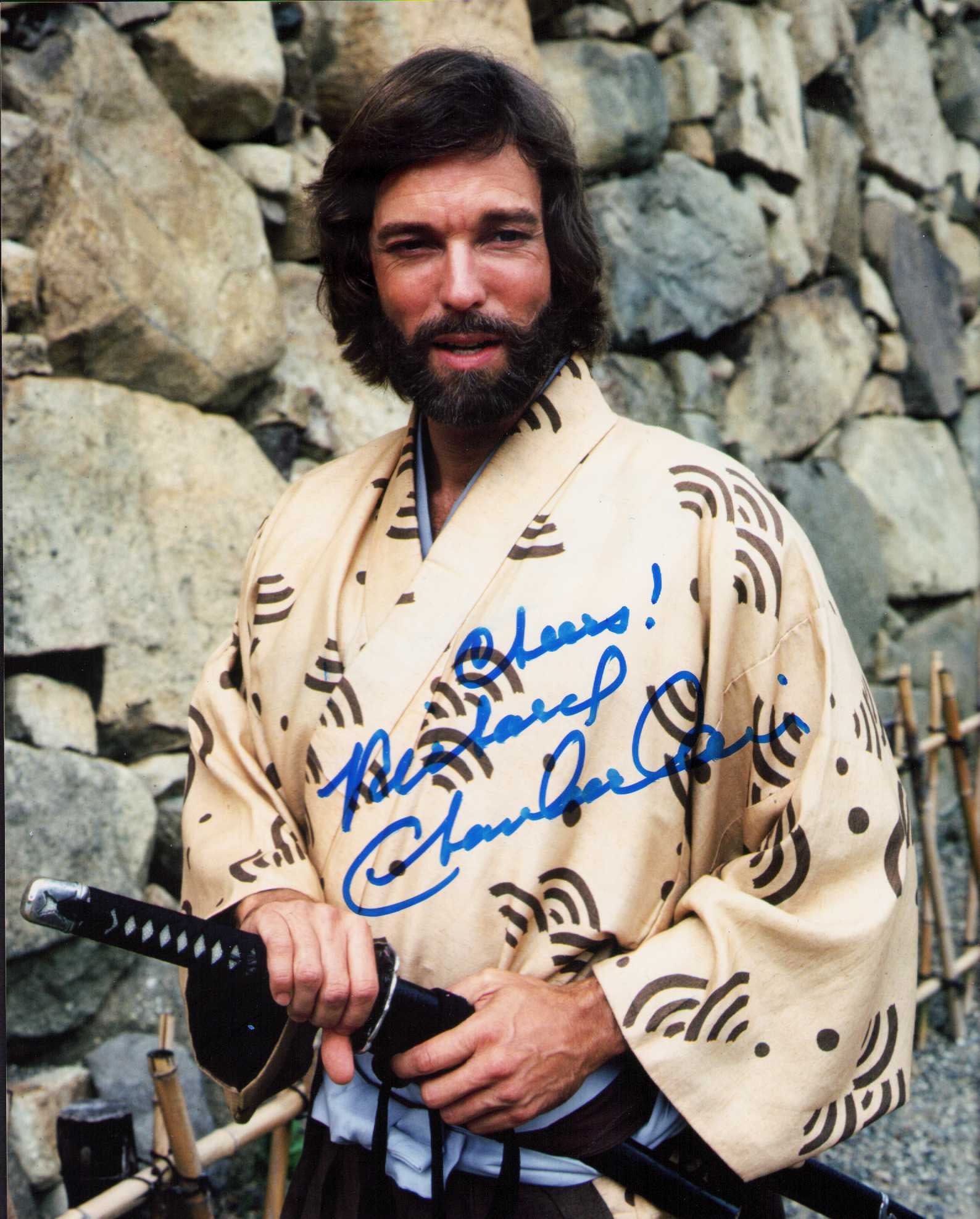 Richard Chamberlain signed photograph: A SHOGUN signed 8x10 from the famed mini series signed by the deceased actor Certificate of AuthenticityEVERY item in this auction comes with at minimum a fully illustrated and serial numbered COA sig