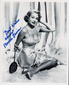 Monica Lewis signed photograph