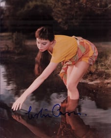 Leslie Caron signed photograph